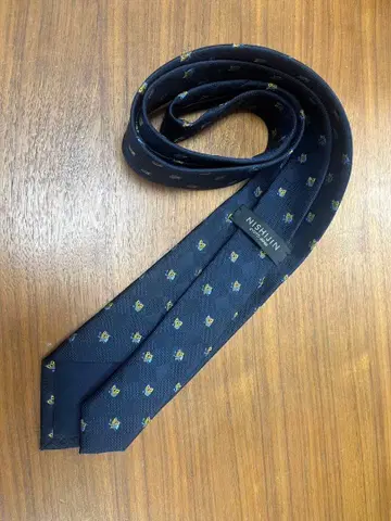 NISHIJIN KYOTO JAPAN 넥타이 올빼미 패턴