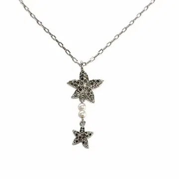 SWAROVSKI 별 모티브 진주 느낌 목걸이 여성용 스타