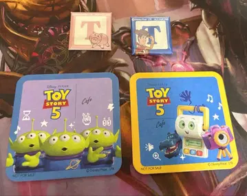 toystory5 콜라보 카페 코스터 예약 특전 캔뱃지