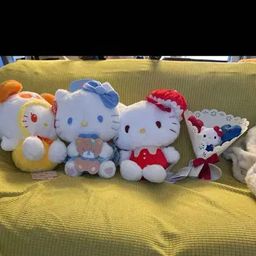 헬로키티 봉제 인형 4세트