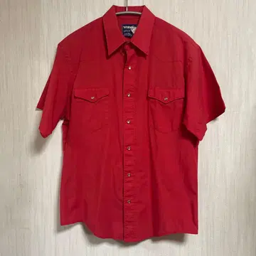90s Wrangler 랭글러 반팔 허리 셔츠 usa 제조