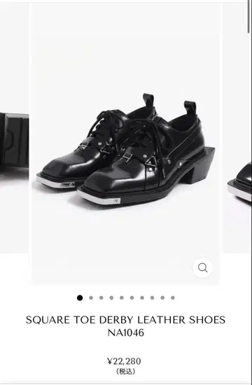 Nanostudio SQUARE TOE DERBY y2k 로퍼
