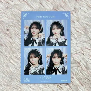 =LOVE 이코라브 노구치 이오리 야마모토 안나 4컷 포토 카드