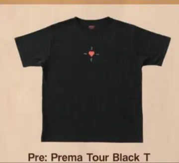 후지이 카제 Pre: Prema Tour 티셔츠 블랙 XL
