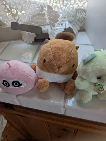 봉제 인형 3종 세트