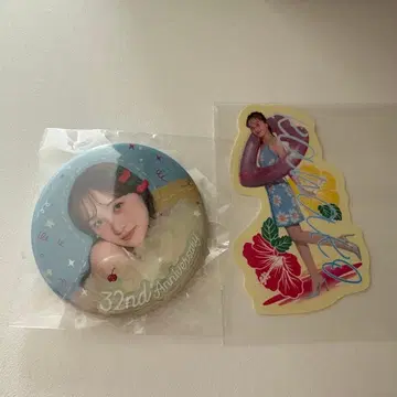 나나코쨩 벌스데이 라이브 캔뱃지 스티커 세트