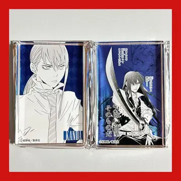 D.Gray-man 아크릴 블록 칸다 2종 캐릭터움 카페 D.그레이맨