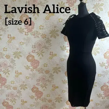 Lavish Alice 반팔 원피스 6 타이트 슬릿