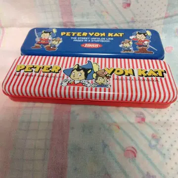 산리오 PETER VON KAT 1988 틴트 펜 케이스 2개 세트