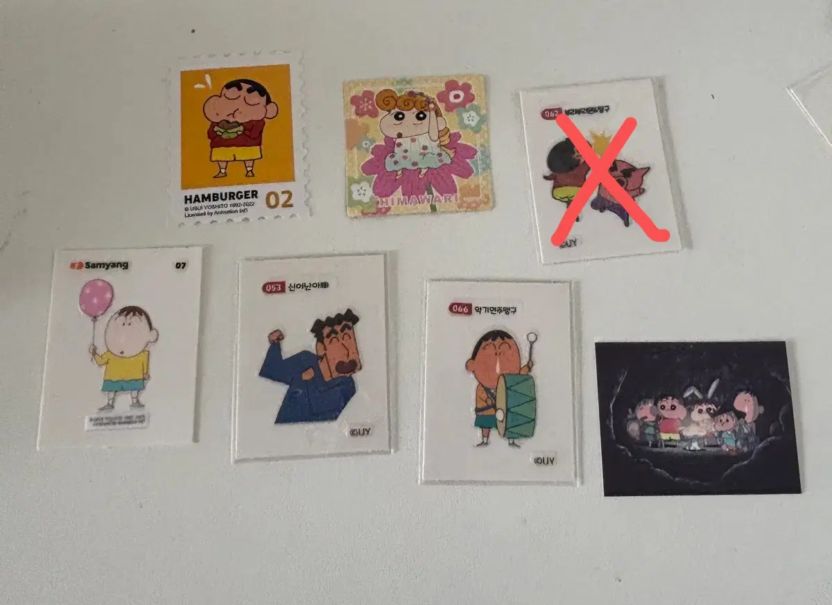 짱구는 못말려 띠부씰 판매