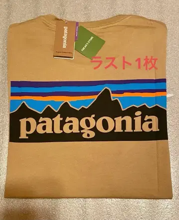 새상품 미사용 Patagonia 오가닉 T셔츠 claasic Tan