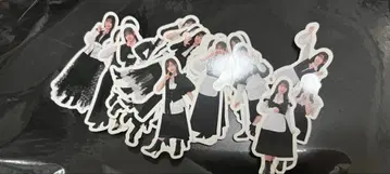 사쿠라자카46 카페 2026 스티커 세트 (후지키, 마스모토, 모리타, 야마자키 로고 2개 제외)