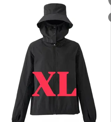 새상품 쿨 UV 클래시 콤보 후드티 블랙 LL 사이즈