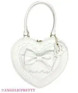 Angelic Pretty 휘핑 하트 토트백 화이트