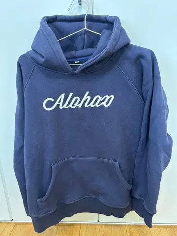 기나시 사이클 후드티 풀오버 Aloha 네이비 XL