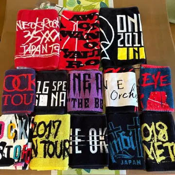 ONE OK ROCK 투어 머플러 타월 13장 세트 (세트 판매만 가능)