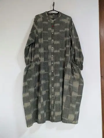 카스리라 원피스 네이비 나염