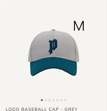 LOGO BASEBALL CAP GREY pointless journey