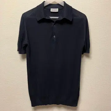 JOHN SMEDLEY 피케 셔츠 네이비 M 사이즈