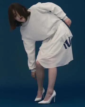 KOWGA 메쉬 스커트 화이트