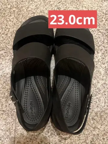 crocs 브루클린 로우 웨지 샌들 샌들 블랙 W7