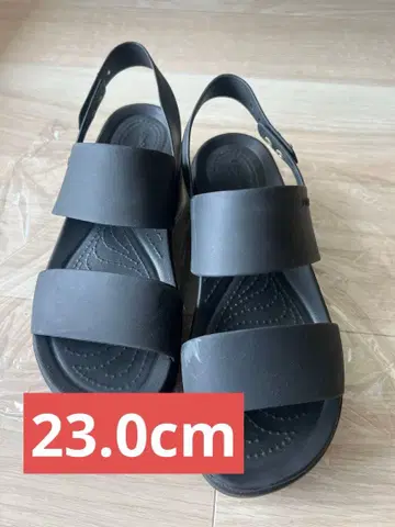 crocs 브루클린 로우 웨지 샌들 샌들 블랙 W7