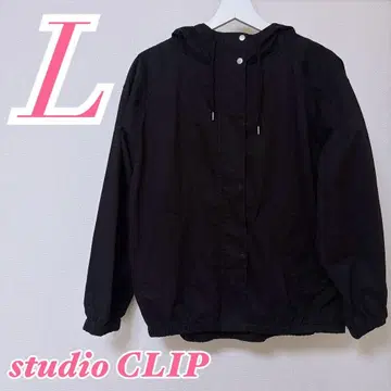 studio CLIP 스튜디오 클립 후드 부착 블랙 L 성숙한 코디