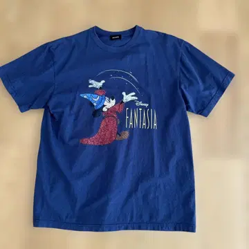 Disney FANTASIA T셔츠 L 네이비 beams