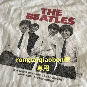 THE BEATLES 더 비틀즈 티셔츠 화이트 M 사이즈