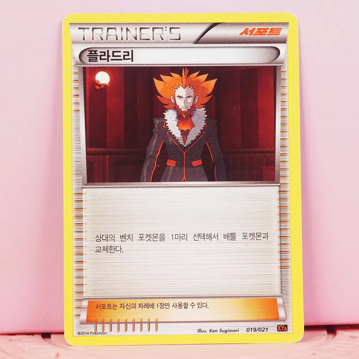 한판 포켓몬 카드 2014 플라드리 xya 019 021 A급