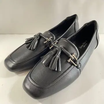 컨디션 최상 Dona Miss 도나미스 태슬 로퍼 블랙 24cm
