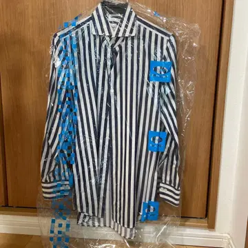 ITAL STYLE SHIRT 스트라이프 Y셔츠와 BARBA 화이트 Y셔츠