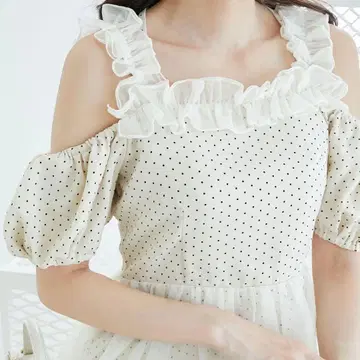 MAJESTIC LEGON 스위트 튤 티어드 원피스 S 사이즈