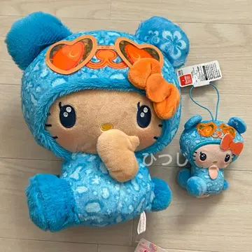 팬더 헬로키티 햇볕에 그을린 레오파드 BIG 봉제 인형 마스코트