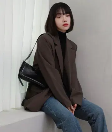 [ by muni:r ] 보이핏 오버핏 쓰리버튼 자켓
