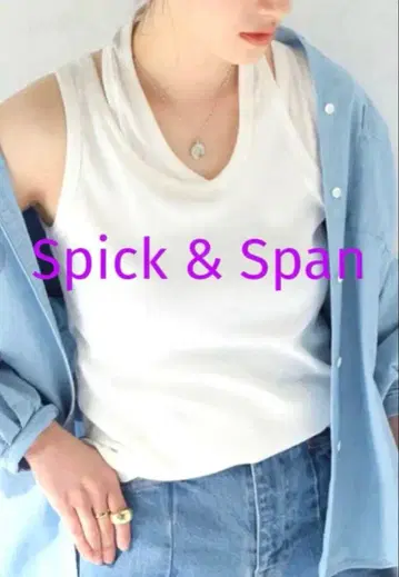 Spick & Span x DESIGNERS REMIX 탱크탑