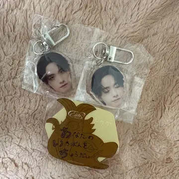 JO1 EIEN 캡슐 얼굴 아크릴 키링 사토 케이고 2종 세트