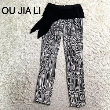 OU JIA LI 올 패턴 캐주얼 팬츠