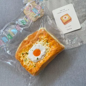 문청 스퀴즈 계란 프라이 토스트