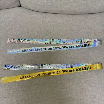 ARASHI LIVE TOUR 2026 금 은 테이프 2개 세트