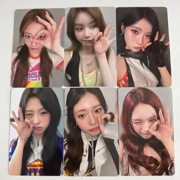 BABYMONSTER CHOOM 6000엔 구매 혜택 트레이딩 카드 6종 컴프