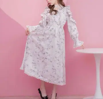 couture by ROJITA 오리지널 로즈 리본 롱 원피스