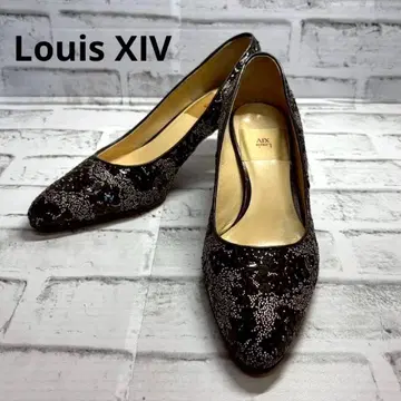 Louis XIV 펌프스 스팽글 35 블랙
