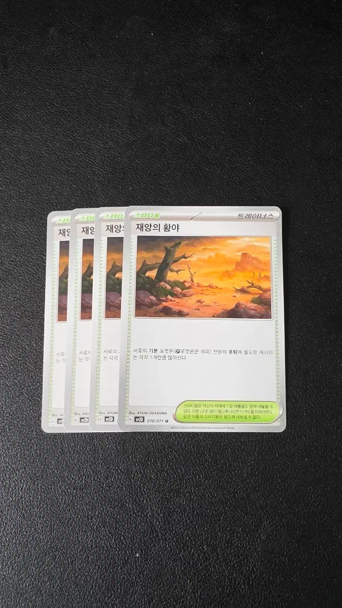 포켓몬 카드 재앙의 황야 트레이너스