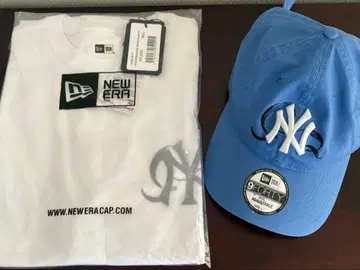 MLB 뉴욕 양키스 BTS 콜라보 T셔츠와 캡
