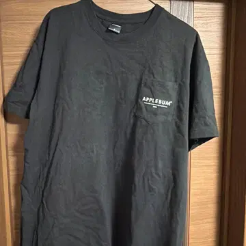 APPLEBUM 포켓T셔츠 블랙 XL