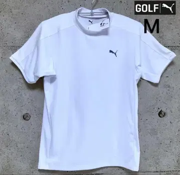 PUMA 골프 PF 테크 라인 3D 모크넥 반팔 셔츠
