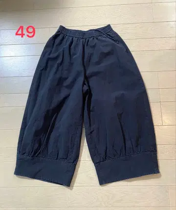 49 Samansa Mos2 벌룬 느낌 팬츠 흑먹색 프리