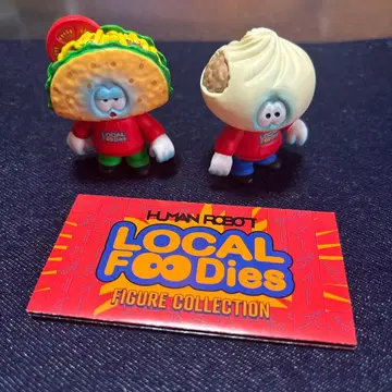 HUMAN ROBOT LOCAL FOODies 피규어 2체 세트