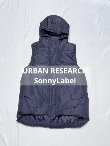 URBANRESEARCH 다운 베스트 네이비 (다운&페더)